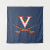 Virginia Cavaliers koolstofvezel Wandkleed (Voorkant)