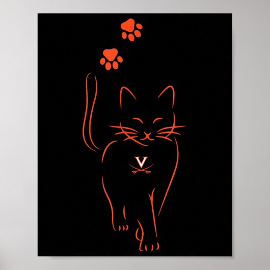 Virginia Cavaliers Licensed Print Uni-volwassenen_ (Voorkant)