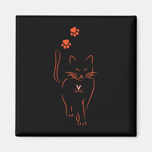 Virginia Cavaliers Licensed Print Uni-volwassenen_ Magneet (Voorkant)