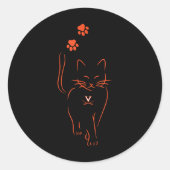 Virginia Cavaliers Licensed Print Uni-volwassenen_ Ronde Sticker (Voorkant)