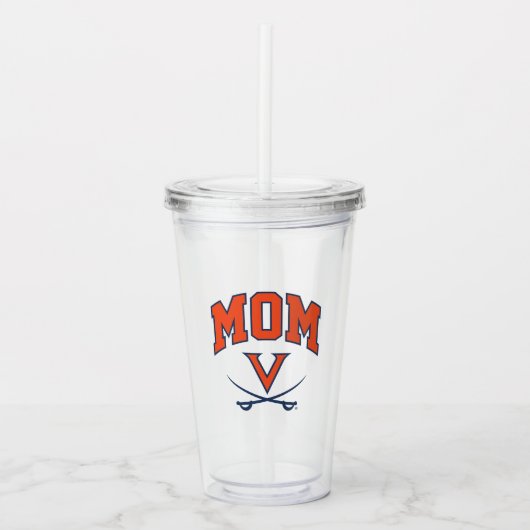 Virginia Cavaliers Mama Acryl Drinkbeker (Voorkant)
