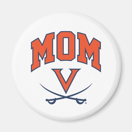 Virginia Cavaliers Mama Magneet (Voorkant)