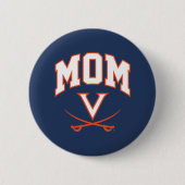 Virginia Cavaliers Mama Ronde Button 5,7 Cm (Voorkant)