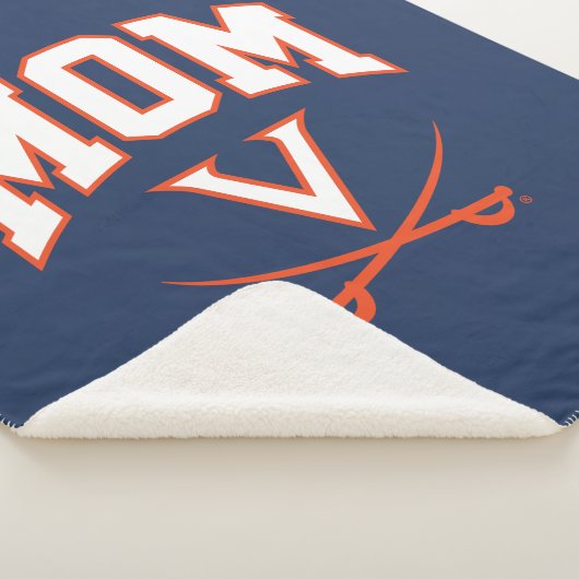 Virginia Cavaliers Mama Sherpa Deken (3/4)