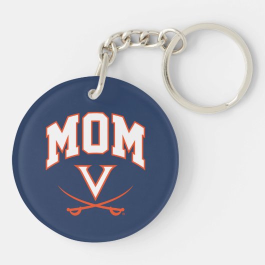 Virginia Cavaliers Mama Sleutelhanger (Achterkant)