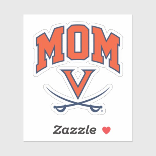 Virginia Cavaliers Mama Sticker (Vel)