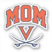Virginia Cavaliers Mama Sticker (Voorkant)