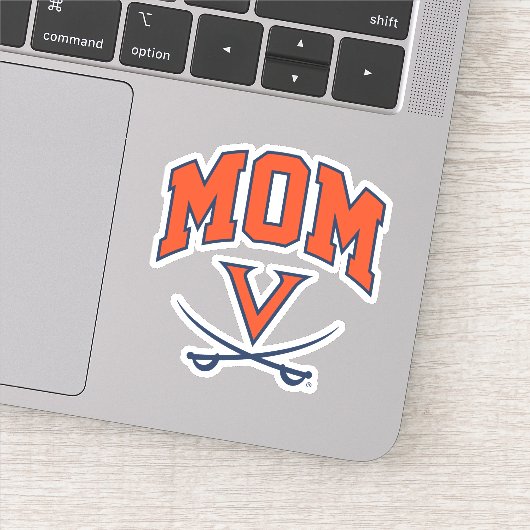 Virginia Cavaliers Mama Sticker (Detail)