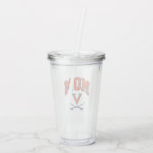 Virginia Cavaliers Moeder Acryl Drinkbeker (Achterkant)