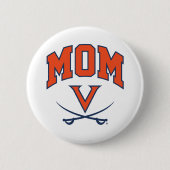Virginia Cavaliers Moeder Ronde Button 5,7 Cm (Voorkant)