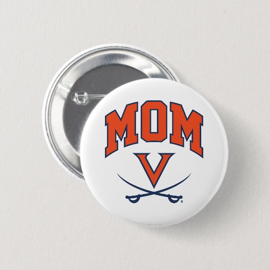 Virginia Cavaliers Moeder Ronde Button 5,7 Cm (Voorkant /achterkant)