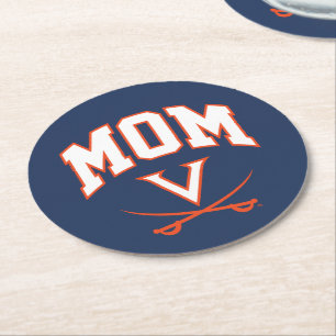 Virginia Cavaliers Moeder Ronde Kartonnen Onderzetter
