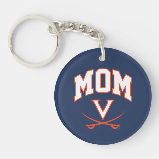 Virginia Cavaliers Moeder Sleutelhanger (Voorkant)