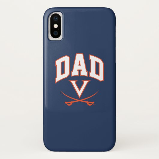 Virginia Cavaliers Papa Case-Mate iPhone Case (Achterkant)