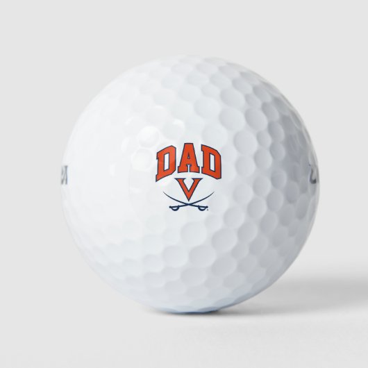 Virginia Cavaliers Papa Golfballen (Voorkant)