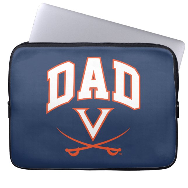 Virginia Cavaliers papa Laptop Sleeve (Voorkant)