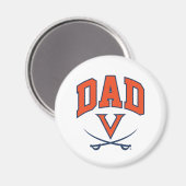 Virginia Cavaliers papa Magneet (Voorkant / Achterkant)