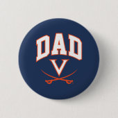 Virginia Cavaliers papa Ronde Button 5,7 Cm (Voorkant)