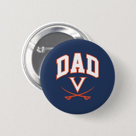 Virginia Cavaliers papa Ronde Button 5,7 Cm (Voorkant /achterkant)