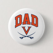 Virginia Cavaliers papa Ronde Button 5,7 Cm (Voorkant)