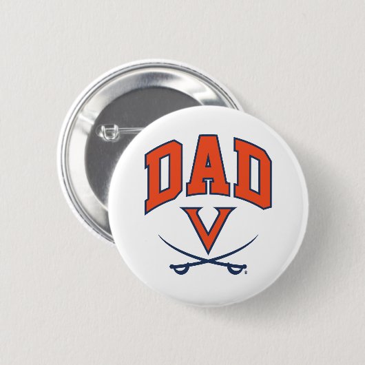 Virginia Cavaliers papa Ronde Button 5,7 Cm (Voorkant /achterkant)