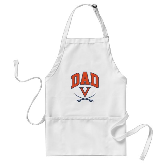 Virginia Cavaliers papa Standaard Schort (Voorkant)