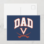 Virginia Cavaliers papa Uitnodiging Briefkaart (Voorkant / Achterkant)