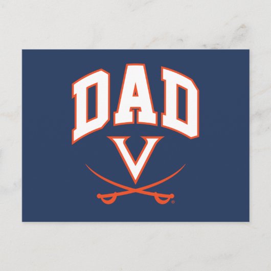 Virginia Cavaliers papa Uitnodiging Briefkaart (Voorkant)
