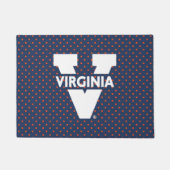Virginia Cavaliers Polka Dots Deurmat (Voorkant)