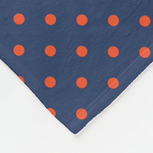 Virginia Cavaliers Polka Dots Fleece Deken (Hoek)
