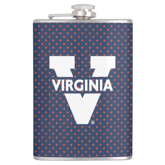 Virginia Cavaliers Polka Dots Heupfles (Voorkant)