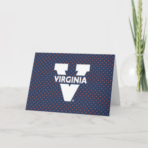 Virginia Cavaliers Polka Dots Kaart