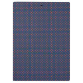 Virginia Cavaliers Polka Dots Klembord (Achterkant)