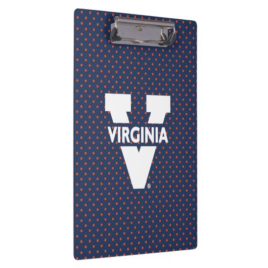 Virginia Cavaliers Polka Dots Klembord (Rechts)