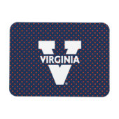 Virginia Cavaliers Polka Dots Magneet (Horizontaal)