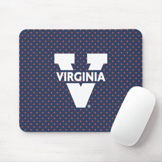 Virginia Cavaliers Polka Dots Muismat (Met muis)