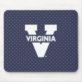 Virginia Cavaliers Polka Dots Muismat (Voorkant)