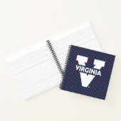 Virginia Cavaliers Polka Dots Notitieboek (Binnen)