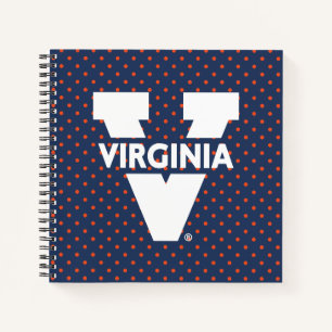 Virginia Cavaliers Polka Dots Notitieboek