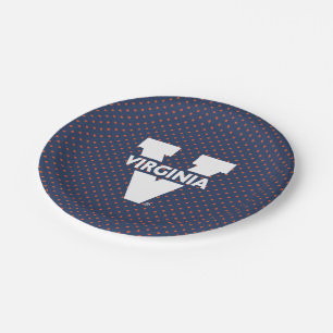 Virginia Cavaliers Polka Dots Papieren Bordje