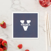 Virginia Cavaliers Polka Dots Servet (Insitu)
