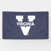 Virginia Cavaliers Polka Dots Spandoek (Horizontaal)