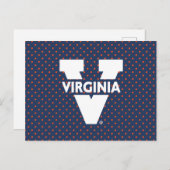 Virginia Cavaliers Polka Dots Uitnodiging Briefkaart (Voorkant / Achterkant)