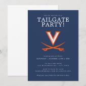 Virginia Cavaliers Tailgate Feest Aankondiging (Voorkant / Achterkant)