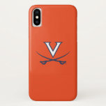 Virginia Cavaliers V Swords | Blauw Case-Mate iPhone Case<br><div class="desc">Show van je Universiteit van Virginia met deze Cavaliers OtterBox-telefoongevallen! Dit ontwerp is een officieel goedgekeurde illustratie van de Universiteit van Virginia.</div>
