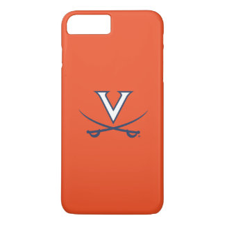 Virginia Cavaliers V Zwaarden | Blauw Case-Mate iPhone Case