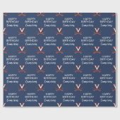 Virginia Cavaliers | Verjaardag Cadeaupapier (Vlak)