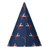 Virginia Cavaliers | Verjaardag Feesthoedjes (Achterkant)