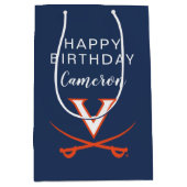 Virginia Cavaliers | Verjaardag Medium Cadeauzakje (Voorkant)