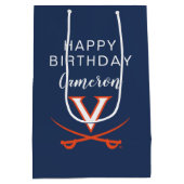 Virginia Cavaliers | Verjaardag Medium Cadeauzakje (Achterkant)